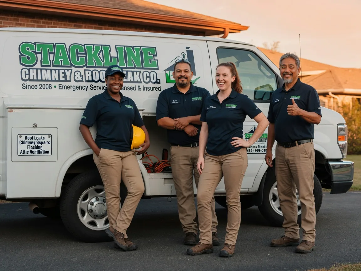 Chimney flashing repair company in Ina, IL